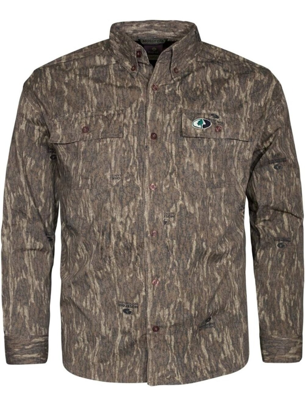 Men's Long Sleeve Camo Hunting Shirt - Soft Cotton, Outdoor Gear, Perfect Fit